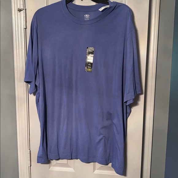 Athletic Works Moisture Wicking Periwinkle Light Blue Men's Tee Shirt NWT - Picture 1 of 4